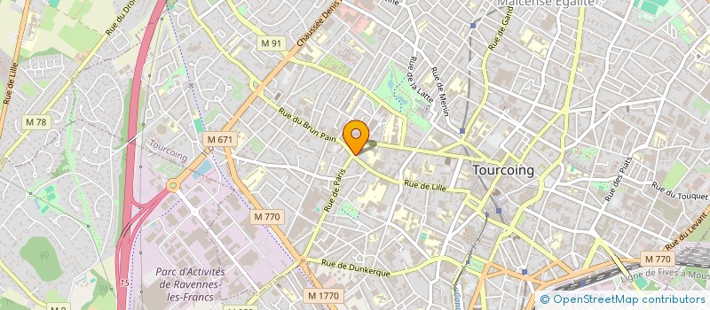 localisation de l'entreprise ART'DONAI CONSULTING - INGENIEURIE CULTURELLE  TOURCOING