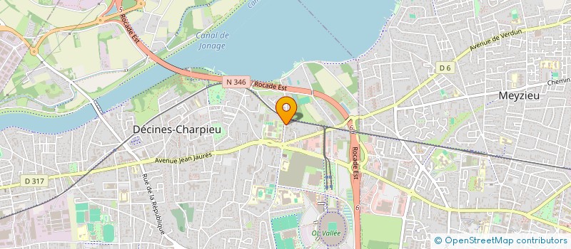 localisation de l'entreprise ART DPP  DECINES-CHARPIEU