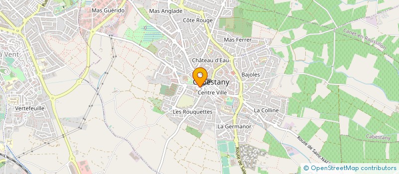 localisation de l'entreprise ART&DRESSING à CABESTANY