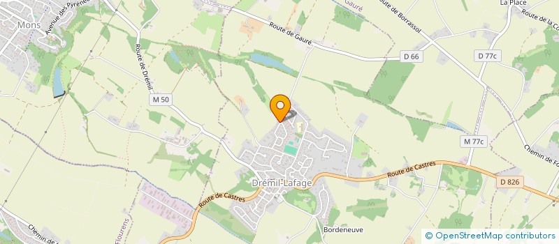localisation de l'entreprise ART DU BOIS SERVICES  DREMIL-LAFAGE