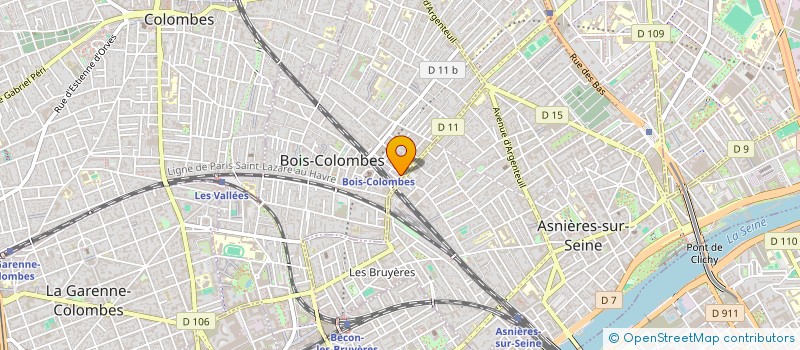 localisation de l'entreprise ART DU CUIR à BOIS-COLOMBES