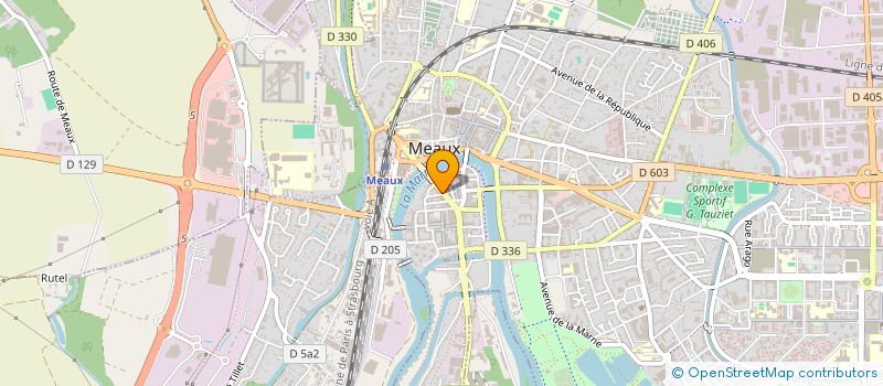 localisation de l'entreprise ART DU FOYER à MEAUX