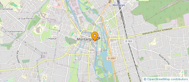 localisation de l'entreprise ART DU LIVRE ET RELIURES à MONTARGIS