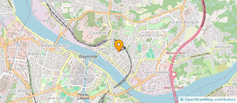 localisation de l'entreprise ART DU NEUF à BAYONNE