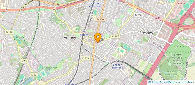 localisation de l'entreprise ART DU PAIN PAJEAUD à ANTONY