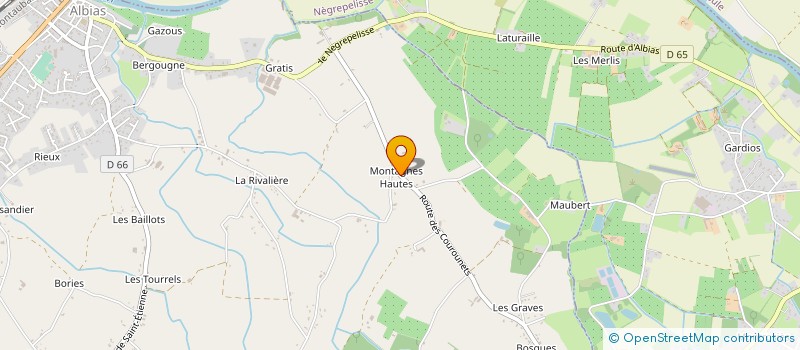 localisation de l'entreprise ART DU PAYSAGE  ALBIAS