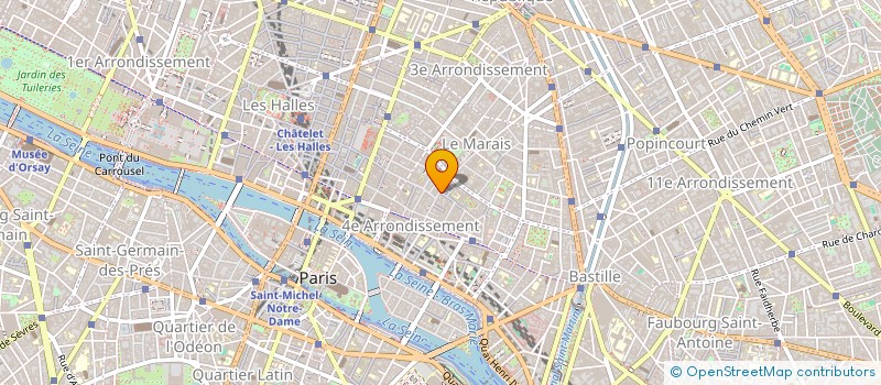 localisation de l'entreprise ART DU TEMPS STORES  PARIS