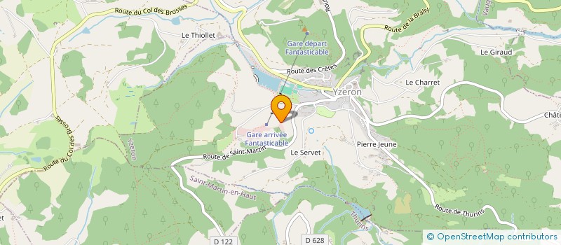 localisation de l'entreprise ART E'CO DIFFUSION  THURINS