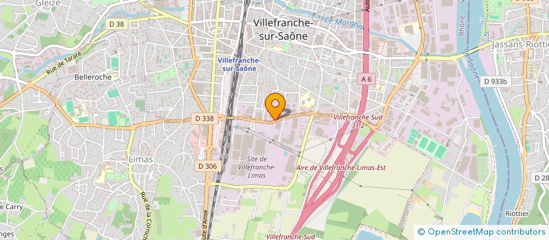 localisation de l'entreprise ART.E.SHIRT  VILLEFRANCHE-SUR-SAONE