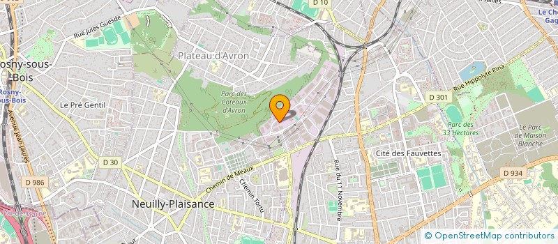 localisation de l'entreprise ART ECO CONSEIL à NEUILLY-SUR-MARNE