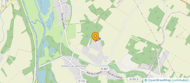 localisation de l'entreprise ART ELEC 28 à VILLIERS-LE-MORHIER