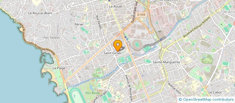 localisation de l'entreprise ART-ELEC à MARSEILLE