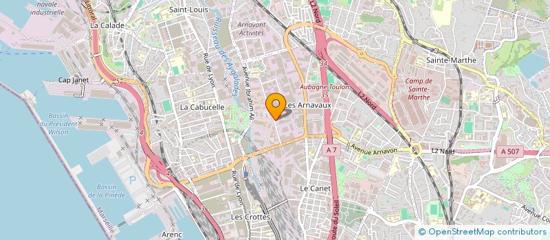 localisation de l'entreprise ART'ELEC  MARSEILLE