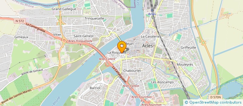 localisation de l'entreprise ART ELEC à ARLES