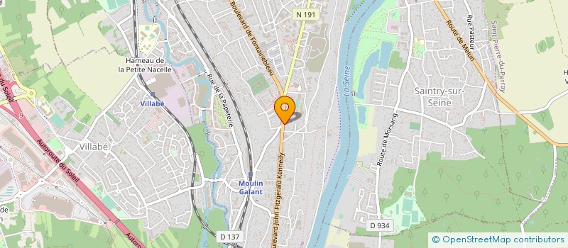 localisation de l'entreprise ART'EMIS à CORBEIL-ESSONNES