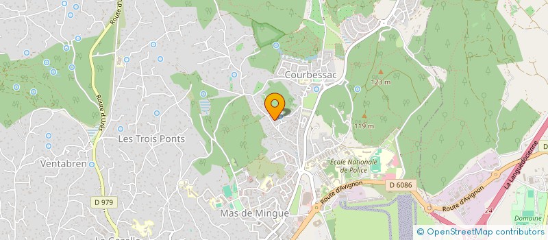 localisation de l'entreprise ART EN CIEL, LA PHOTOGRAPHIE AERIENNE AU SERVICE DU TERRITOIRE, A BORD D'UN ULM BASE A NIMES COURBESSAC  NIMES