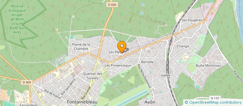 localisation de l'entreprise ART EN CITE  FONTAINEBLEAU