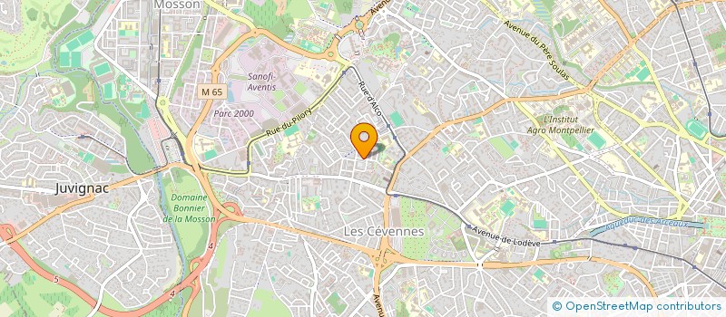 localisation de l'entreprise ART EN CONTRE à MONTPELLIER