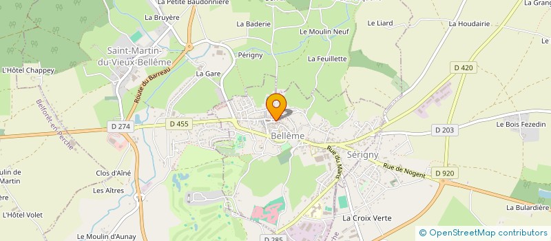 localisation de l'entreprise ART EN LIBERTE à BELLEME