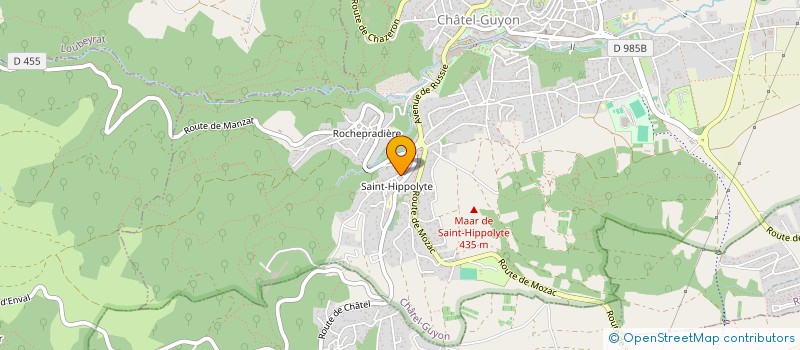 localisation de l'entreprise ART EN MOUVEMENT à CHATEL-GUYON