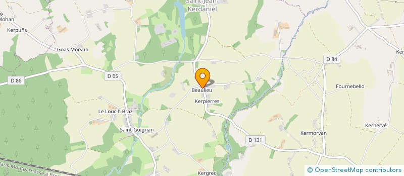 localisation de l'entreprise ART'EN PHARE  SAINT-JEAN-KERDANIEL