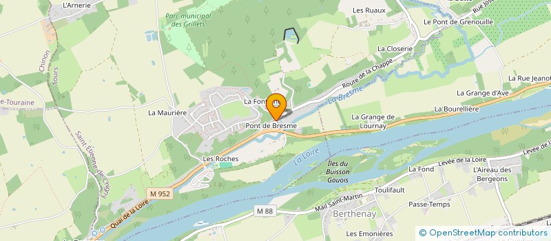 localisation de l'entreprise ART EN TROGLO  SAINT-ETIENNE-DE-CHIGNY