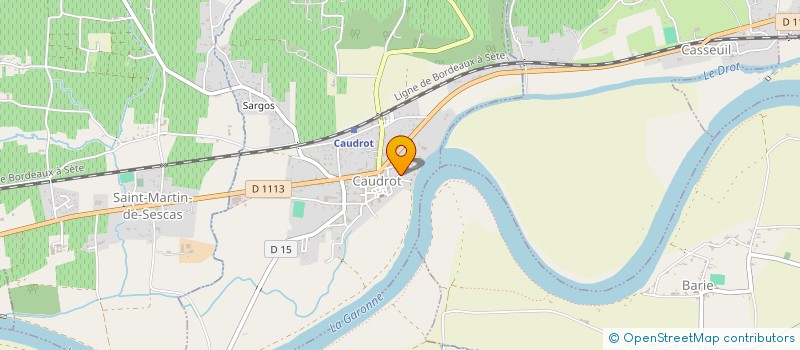 localisation de l'entreprise ART EN VIES  CAUDROT