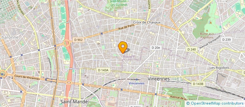 localisation de l'entreprise ART EN VOYAGE à MONTREUIL