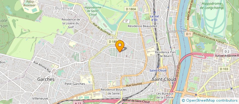 localisation de l'entreprise ART EN VUE à SAINT-CLOUD