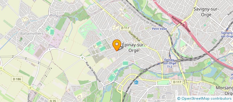 localisation de l'entreprise ART'ENERGIE LE CHEMIN DU MIEUX-ETRE à EPINAY-SUR-ORGE