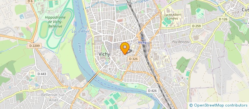 localisation de l'entreprise ART ENERGY à VICHY