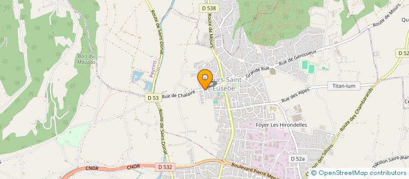 localisation de l'entreprise ART ENVIRONNEMENT  MOURS-SAINT-EUSEBE