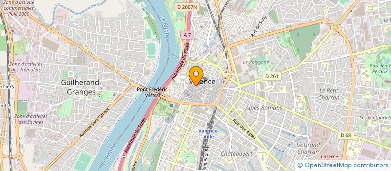 localisation de l'entreprise ART EPHEMERE à VALENCE