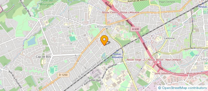 localisation de l'entreprise ART EPHEMERE à PESSAC