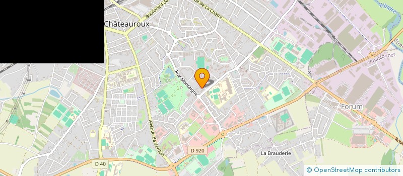 localisation de l'entreprise ART-ESPACE à CHATEAUROUX