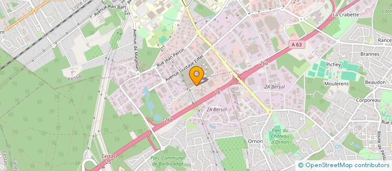 localisation de l'entreprise ART ET A  CANEJAN