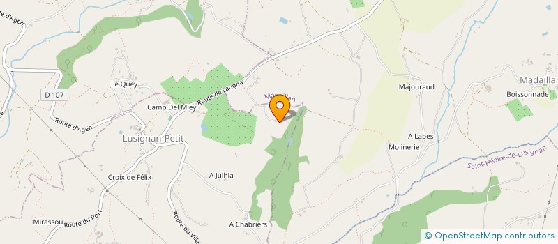 localisation de l'entreprise ART ET B  COURS