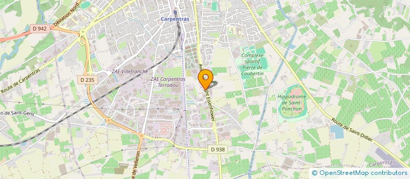 localisation de l'entreprise ART ET BASTIDES  CARPENTRAS