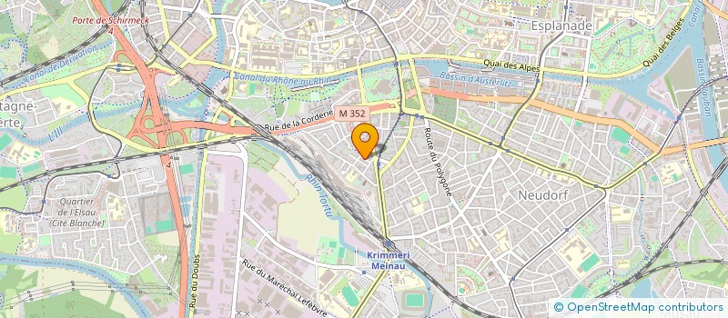 localisation de l'entreprise ART ET BATIMENT à STRASBOURG