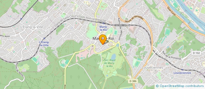 localisation de l'entreprise ART ET BATIR à MARLY-LE-ROI