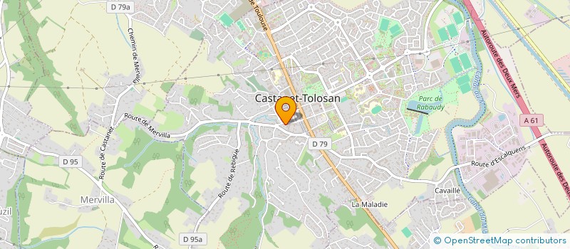 localisation de l'entreprise ART ET BEAUTE à CASTANET-TOLOSAN