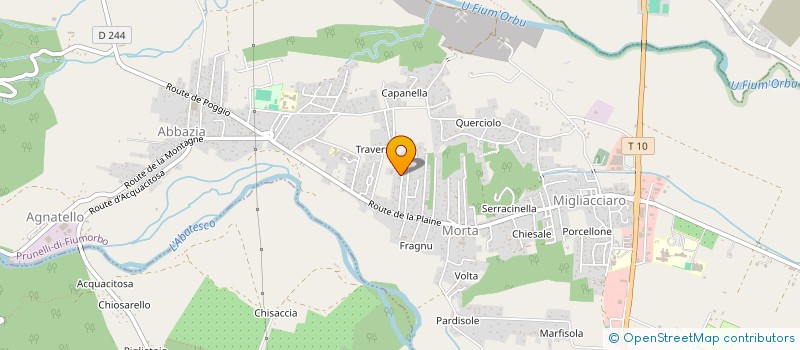 localisation de l'entreprise ART ET BOIS à PRUNELLI-DI-FIUMORBO