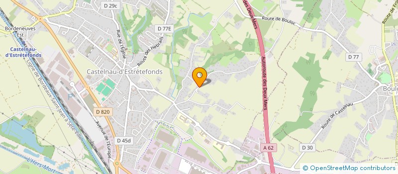 localisation de l'entreprise ART ET BOIS  CASTELNAU-D'ESTRETEFONDS