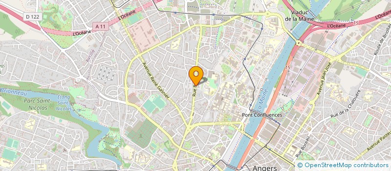 localisation de l'entreprise ART ET CHAPELLES à ANGERS