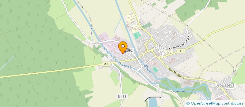 localisation de l'entreprise ART ET CHEMINEES à WASSY