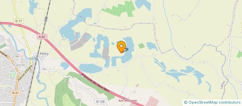 localisation de l'entreprise ART ET CHEMINEES  LAYRAC