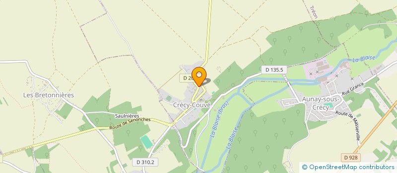 localisation de l'entreprise ART ET CLOCHERS à CRECY-COUVE