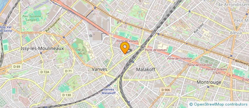 localisation de l'entreprise ART ET COMMERCE à VANVES