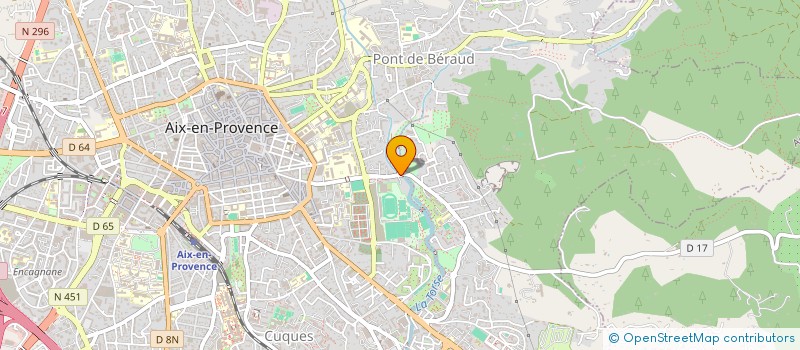 localisation de l'entreprise ART ET CONSTRUCTION  AIX EN PROVENCE