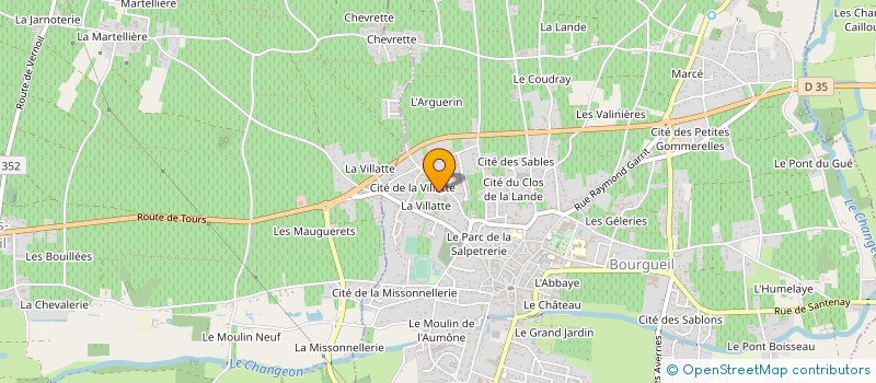 localisation de l'entreprise ART ET COULEURS EN BOURGUEILLOIS à BOURGUEIL